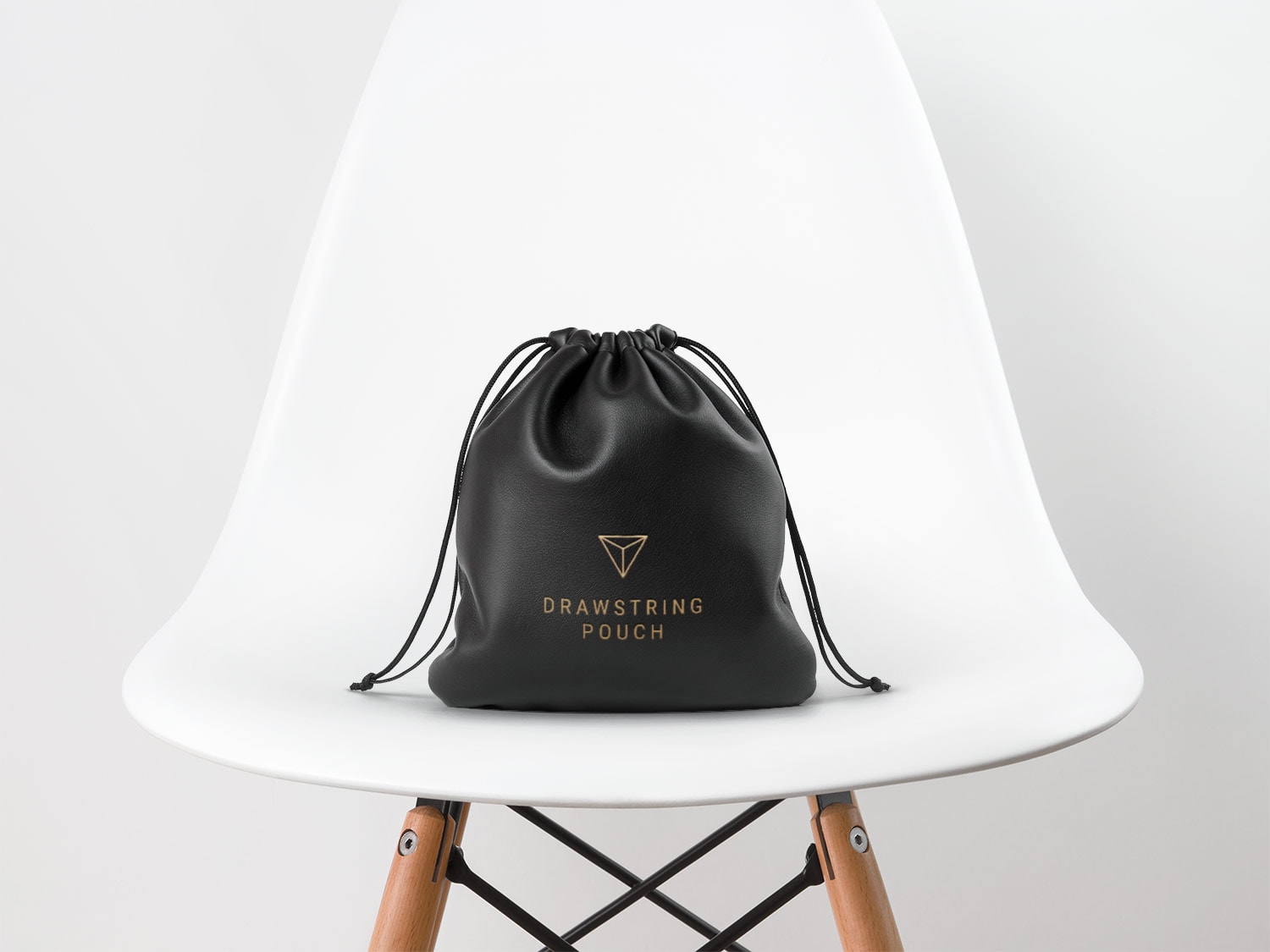 Leather Drawstring Pouch